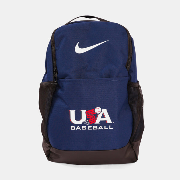 Nike Navy Traditional Logo Brasilia Backpack