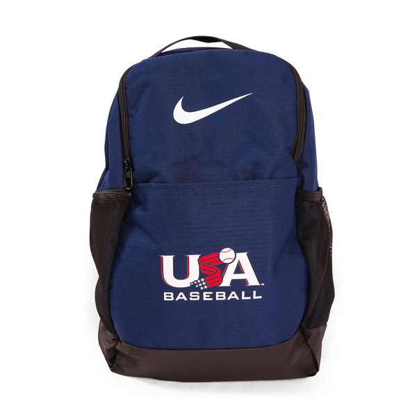 Nike Navy Traditional Logo Brasilia Backpack
