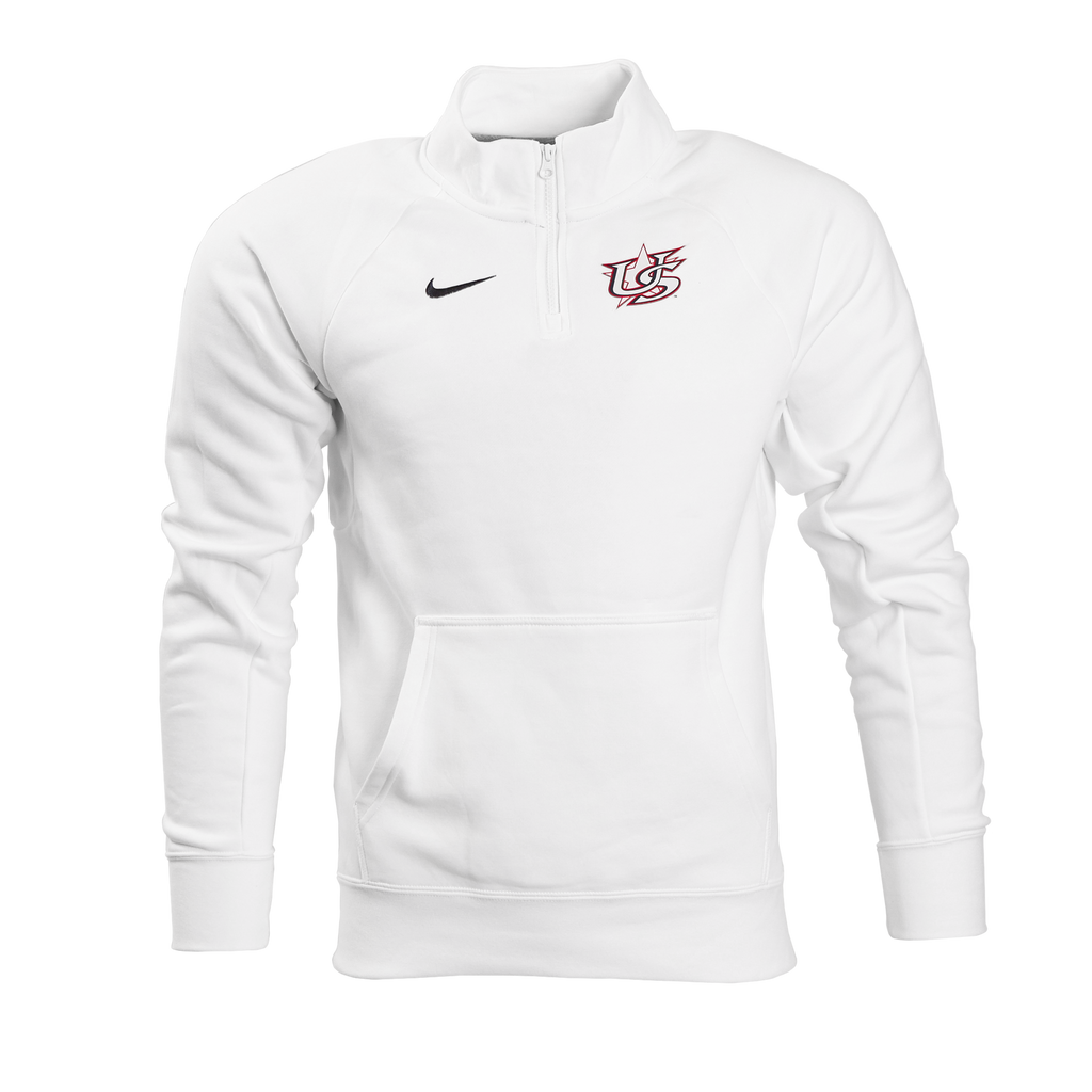 Nike white 2025 quarter zip