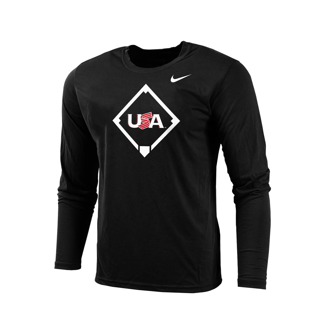 Youth Home Plate Long Sleeve Legend Tee