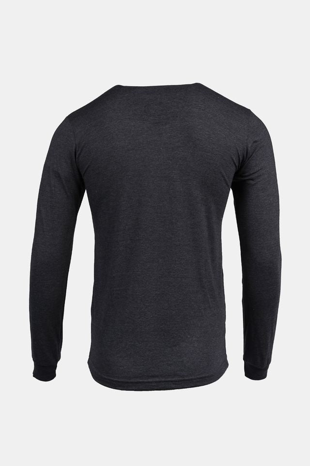 USA x Baseballism Long Sleeve Grey Traditional Tee