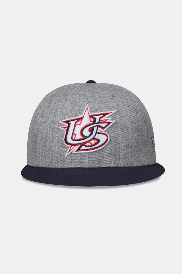 USA x Baseballism Logo Cap - Grey