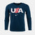 Classic Jersey Logo Navy Long Sleeve Legend Tee