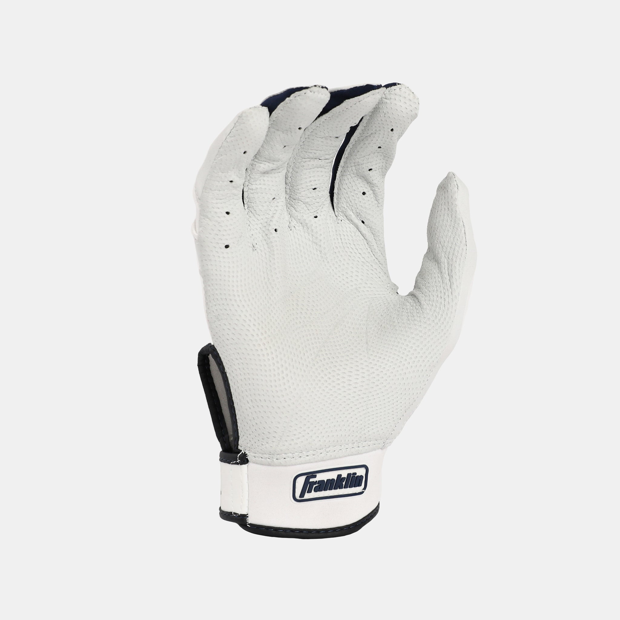 CFX Pro White/Navy Batting Gloves