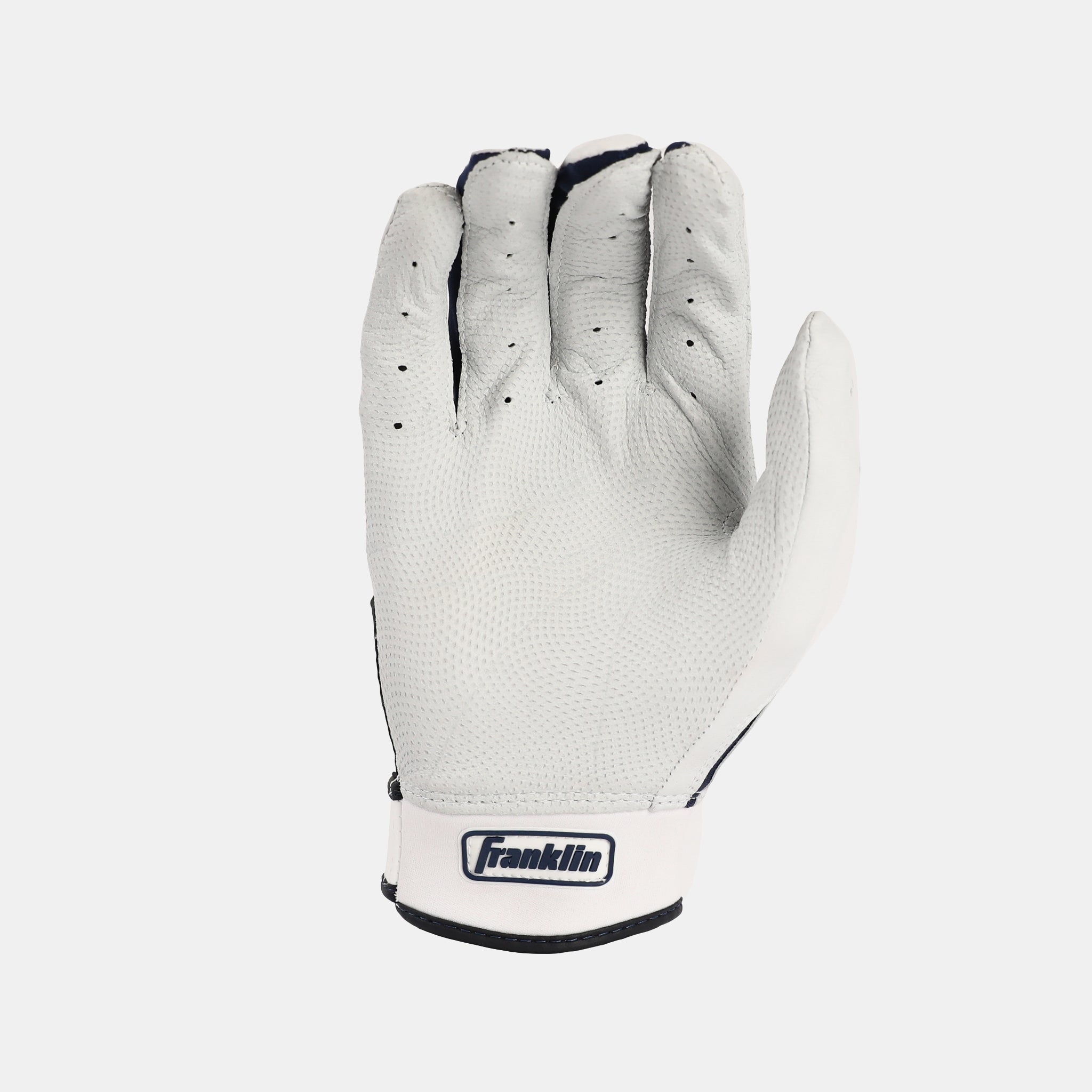 CFX Pro White/Navy Batting Gloves
