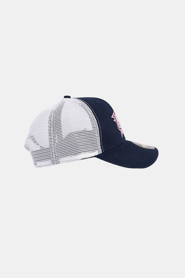 USA x Baseballism Star Logo Trucker - Navy