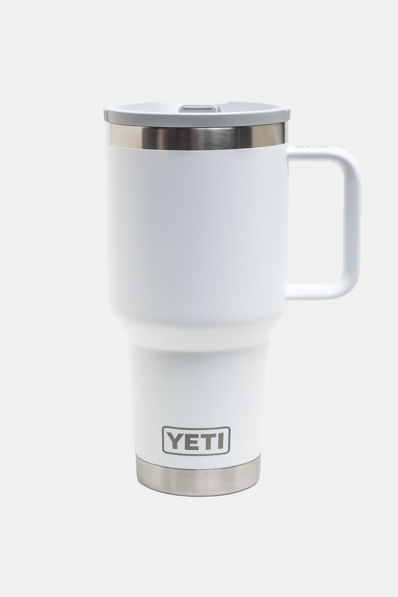 Yeti White Rambler 30oz Travel Straw Mug