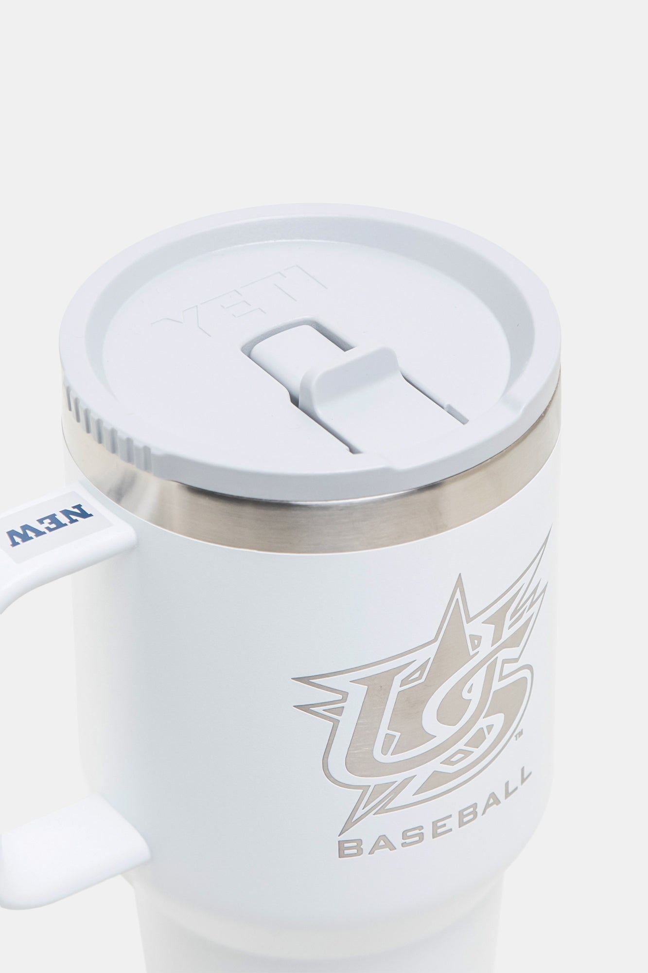 Yeti White Rambler 30oz Travel Straw Mug