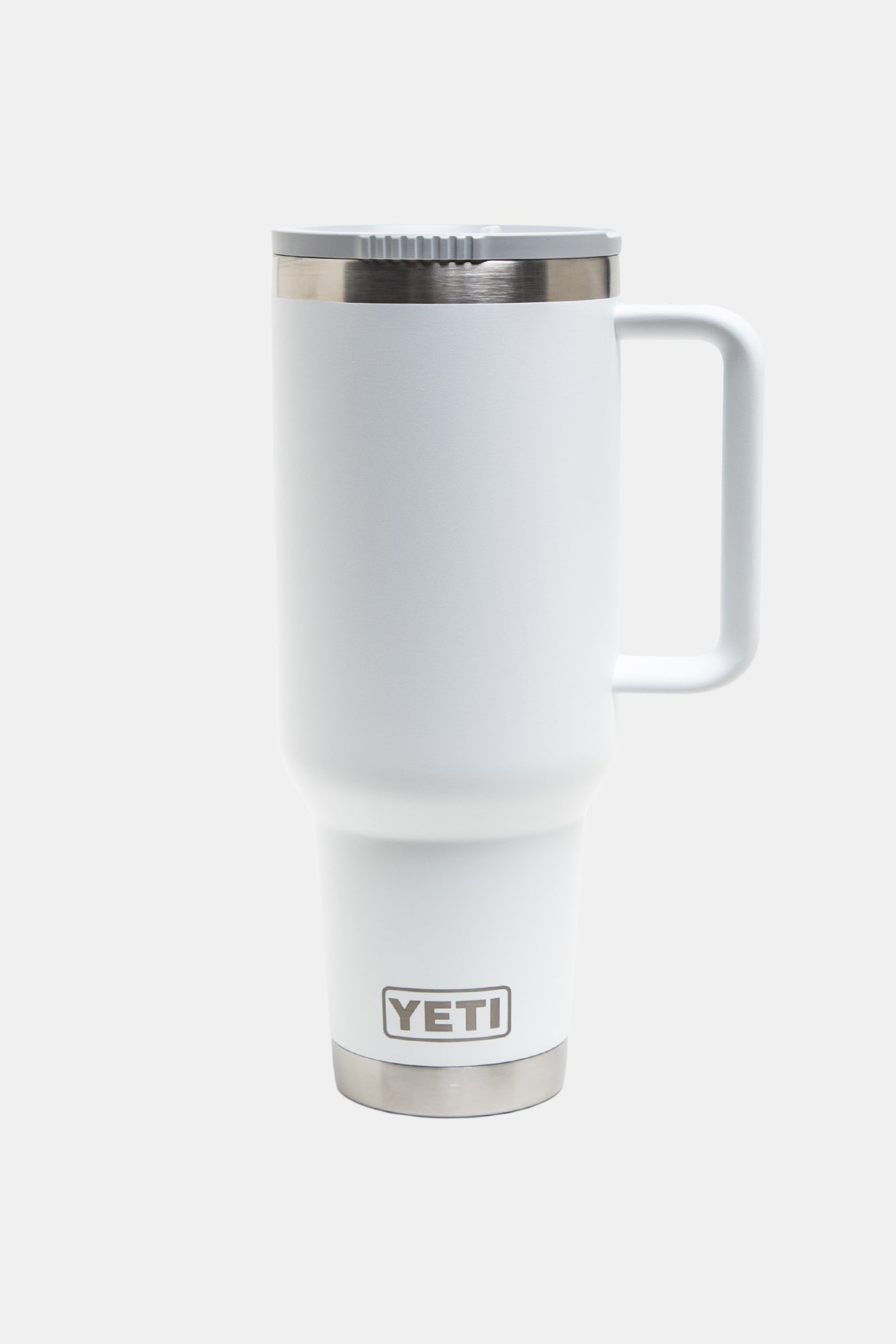 Yeti White Rambler 40oz Mug Travel Straw Mug