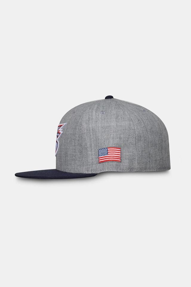 USA x Baseballism Logo Cap - Grey
