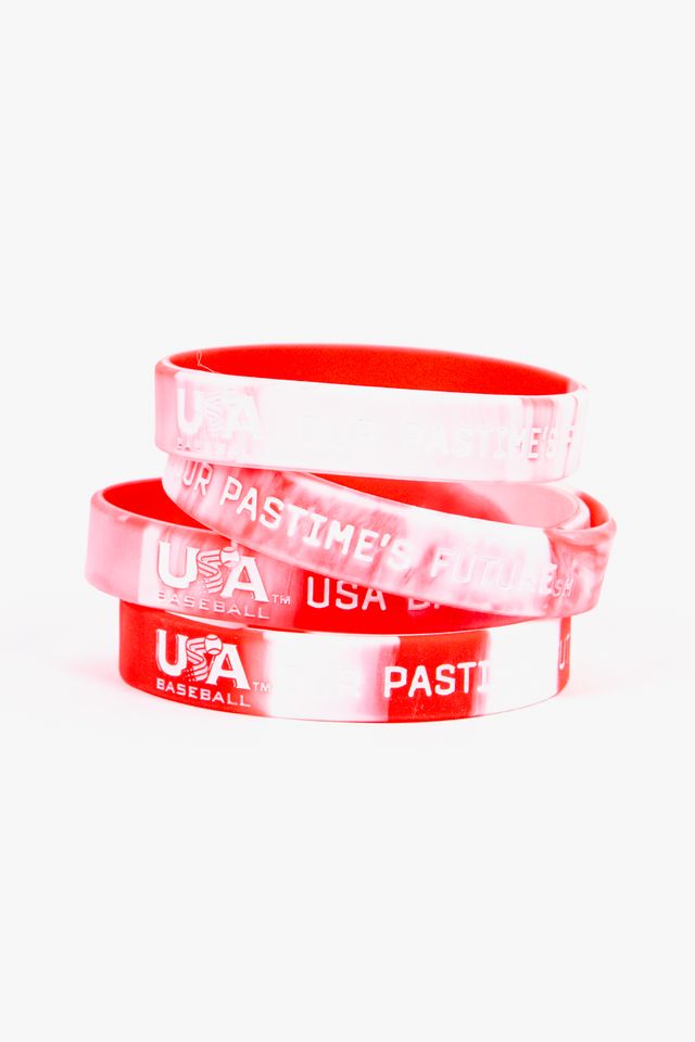 Our Pastime's Future Bracelet - White/Red