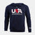 USA x Baseballism Navy Traditional Hoodie