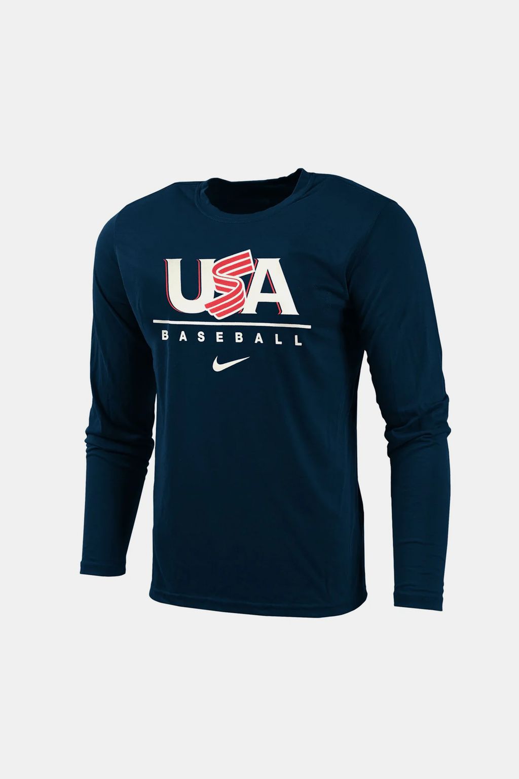 Youth Navy Legacy Logo Long Sleeve Legend Tee