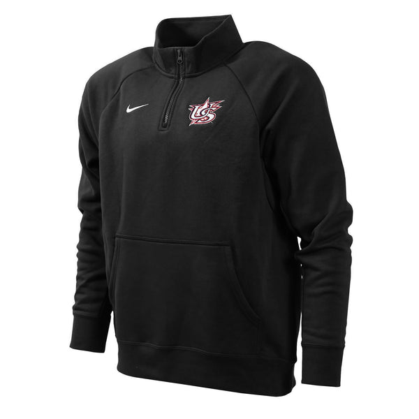 Black Half Zip Club Fleece