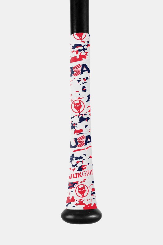 VukGripz Bat Grip Tape - White Camo