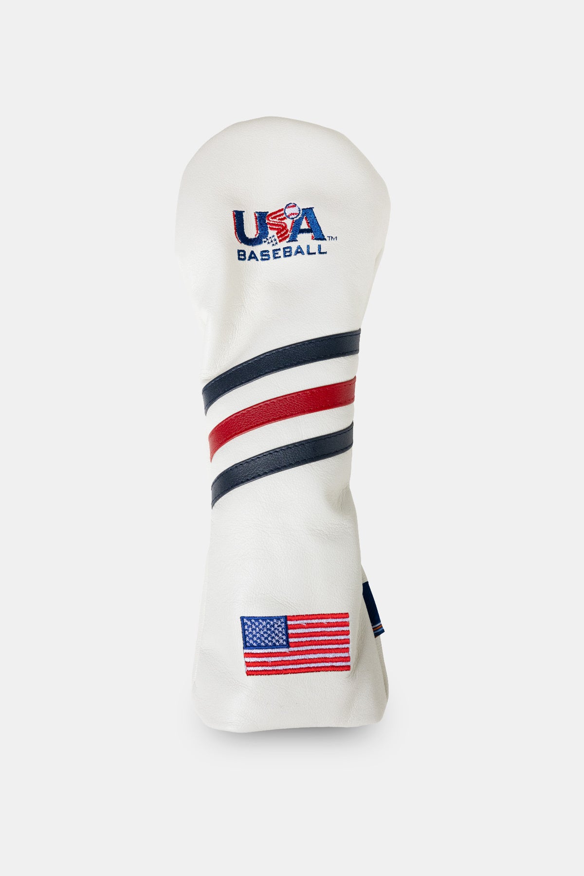 Stitch Golf White Leather Head Cover