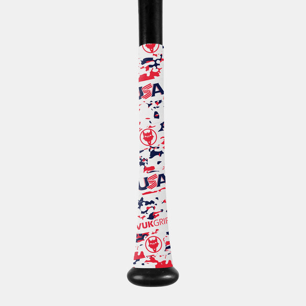 VukGripz Bat Grip Tape - White Camo