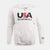 USA x Baseballism White Traditional Hoodie