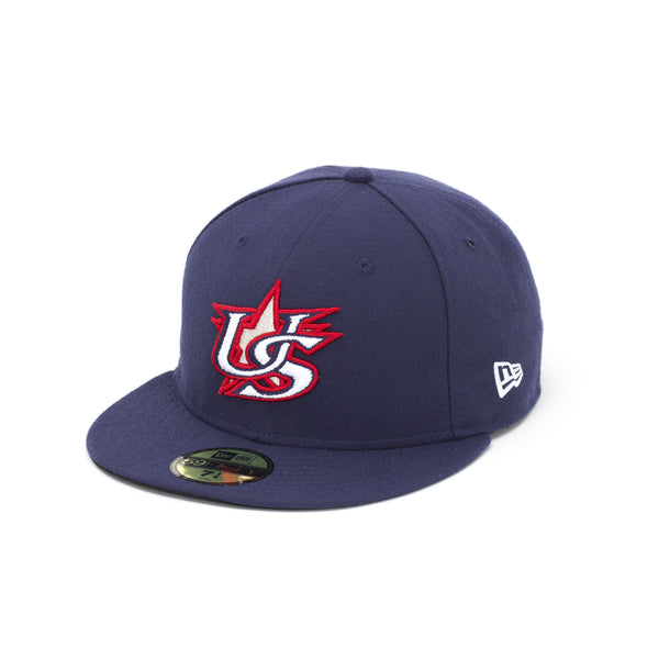 USA 2023 BATTING PRACTICE TRUCKER Navy Fitted Hat by New Era