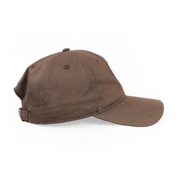 USA x Baseballism Badge Relaxed Fit Cap - Grey | USA Baseball Shop