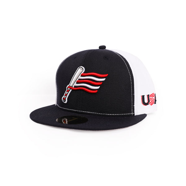 USA x Baseballism Bat Flag Cap - Navy