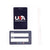Navy Traditional Logo Luggage Tag