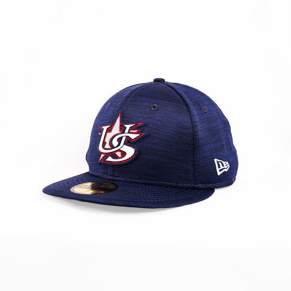 Dominican Republic 2023 World Baseball Classic (WBC) New Era 59FIFTY Fitted Hat (Navy Red Grey Under BRIM) 7 3/8