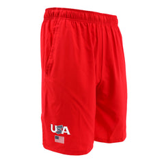 Nike Red Jersey Logo Woven Training Shorts With Pockets