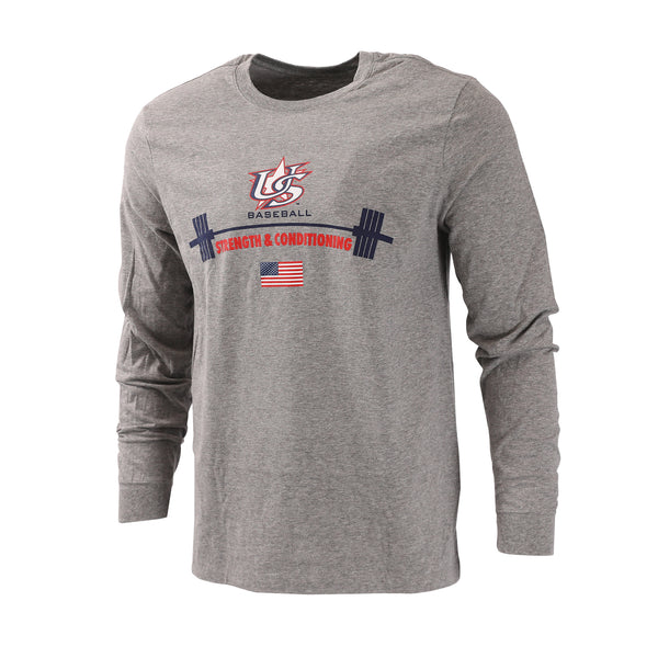 Long Sleeve Strength & Conditioning Cotton Tee