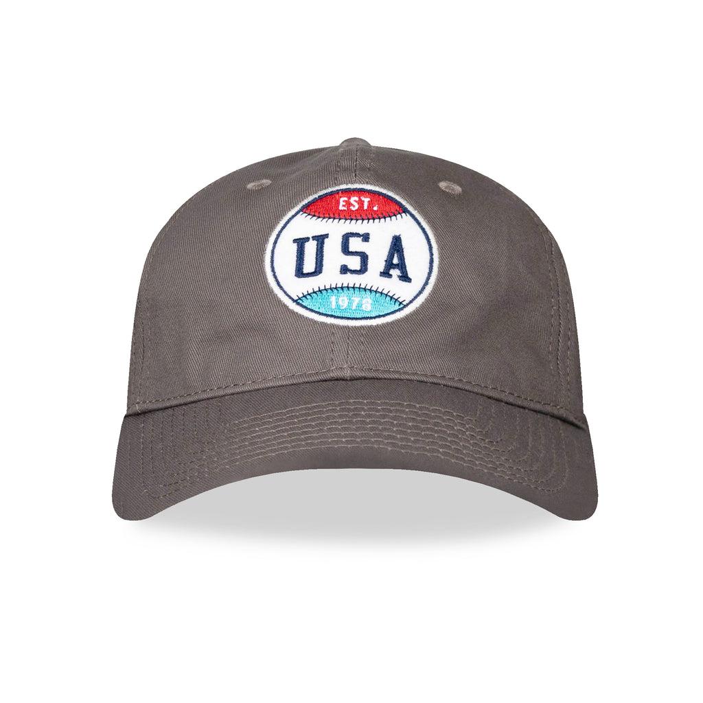 USA x Baseballism Since 78 Relaxed Fit Cap - Grey