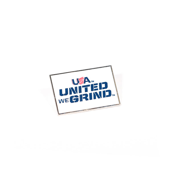 United We Grind Lapel Pin