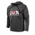 Anthracite Traditional Flag Logo Therma Hoodie