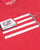 USA x Baseballism Red Base Path Flag Tee